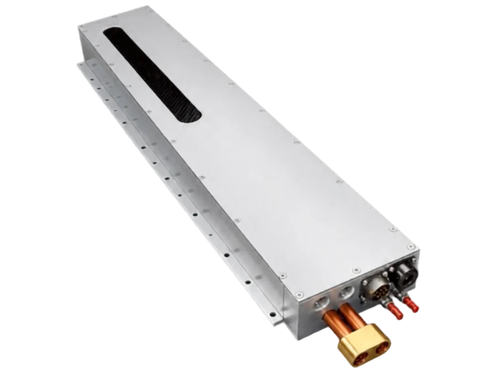 Assembled Sensor Detection line-scan detector with end-mounted services